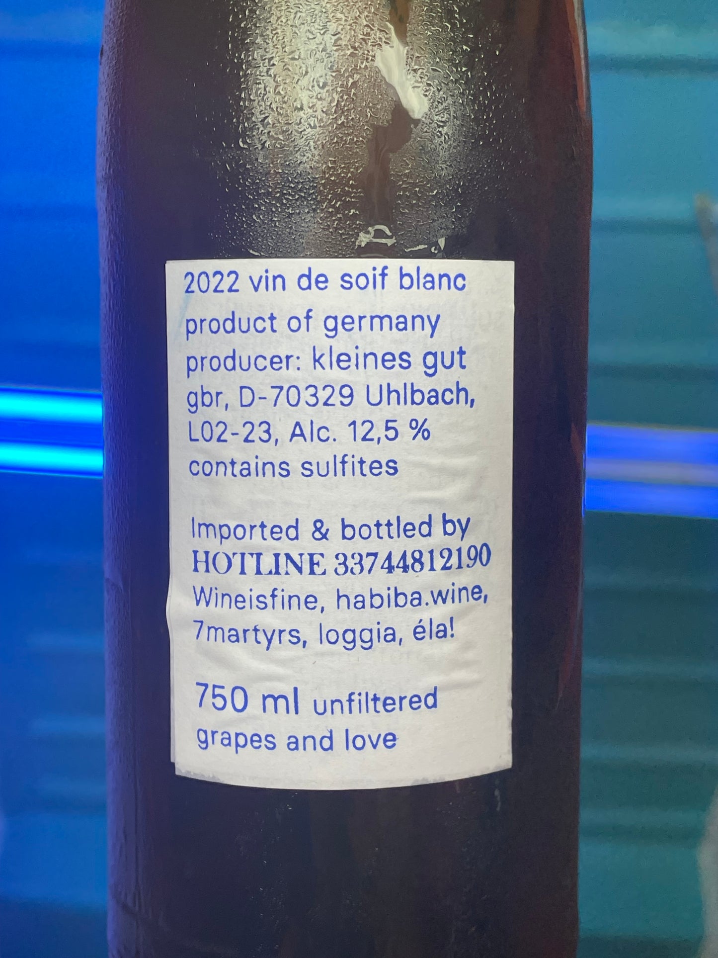 VIN DE SOIF BLANC